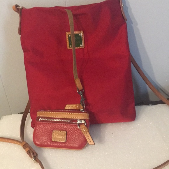 Dooney & Bourke Red Crossbody Purse - Picture 1 of 13